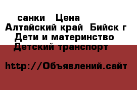 санки › Цена ­ 1 100 - Алтайский край, Бийск г. Дети и материнство » Детский транспорт   